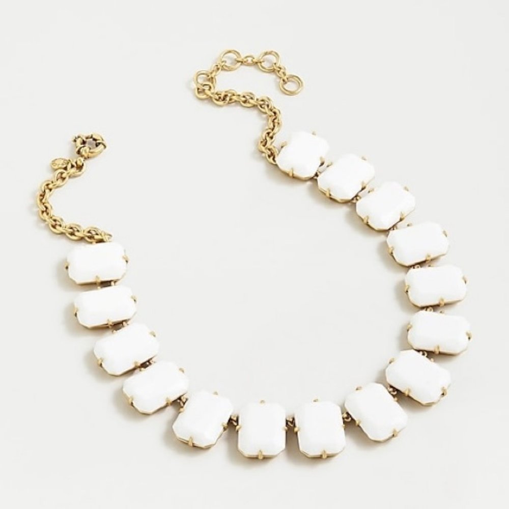 Gold-Plated Candy Stone Necklace